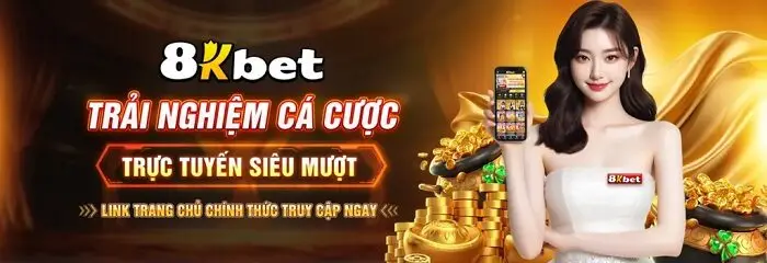 Giao diện nhà cái 8KBET được thiết kế hiện đại