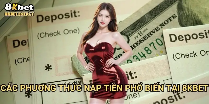 Các phương thức nạp tiền phổ biến tại 8kbet